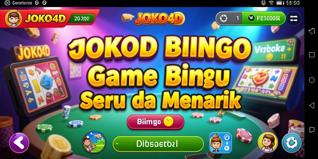 Tampilan gameplay JOKO4D dengan suasana Bingo yang kental.