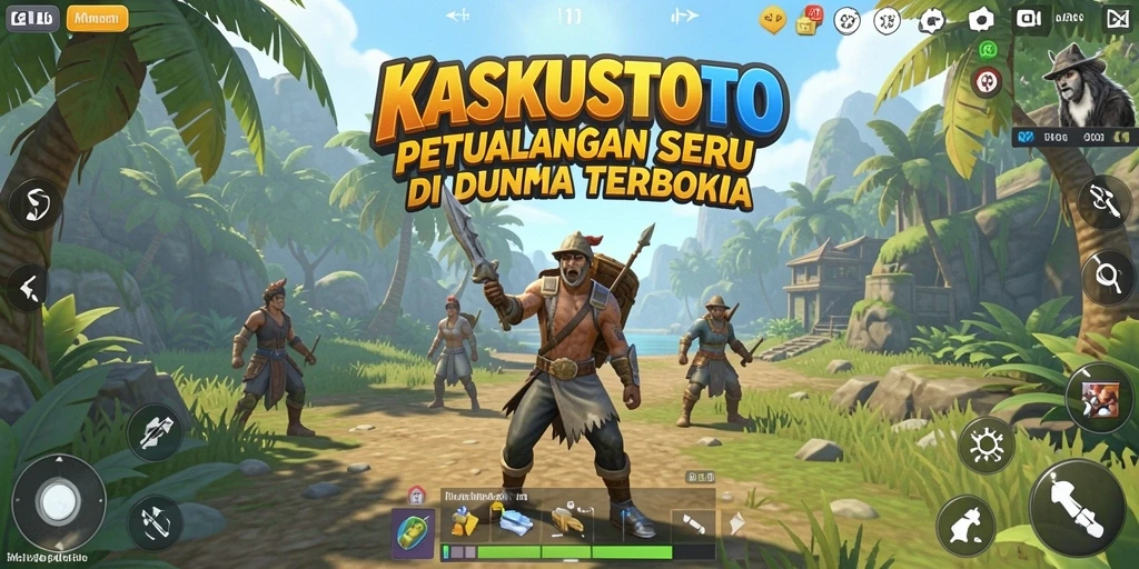 Tampilan gameplay seru di dunia terbuka KASKUSTOTO.