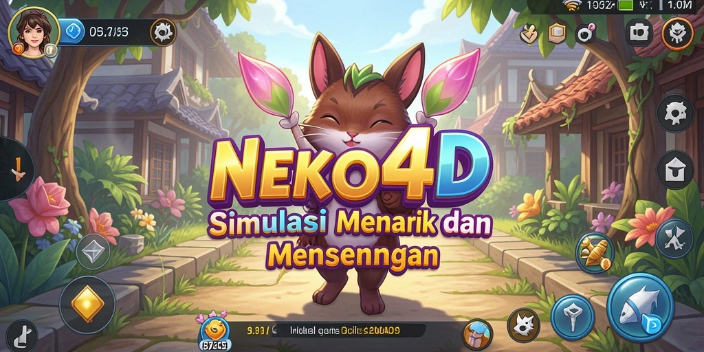 Tampilan gameplay NEKO4D yang menarik dan interaktif.