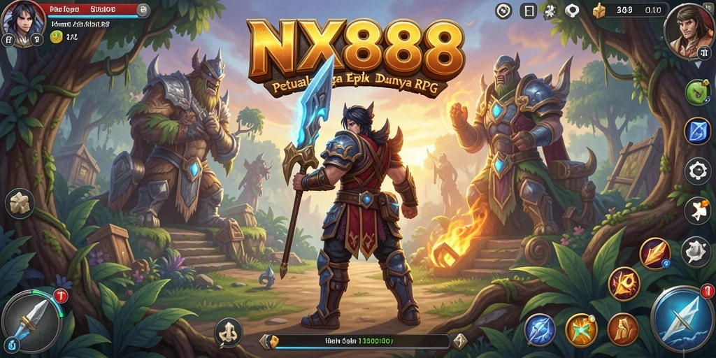 Pengalaman gameplay mendebarkan dalam dunia fantasi RPG.