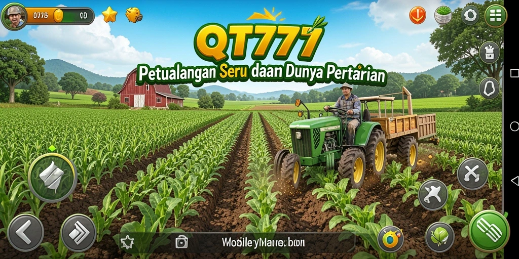 Tampilan gameplay QT777 yang menawan saat bertani.