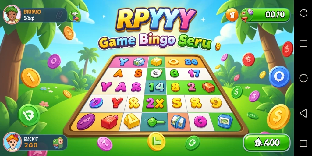 Tampilan gameplay Bingo yang seru dan interaktif di RPYYY.