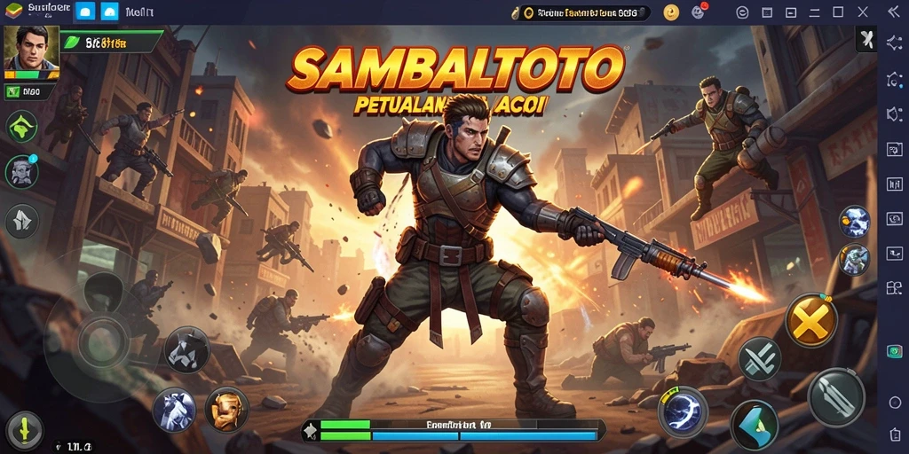 Tangkapan layar utama menunjukkan intensitas gameplay SAMBALTOTO.
